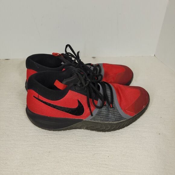 Nike Shoes Mens Size 9.5 Red Black Assertion Athletic Gym Basketball 917505-600 - Picture 3 of 16